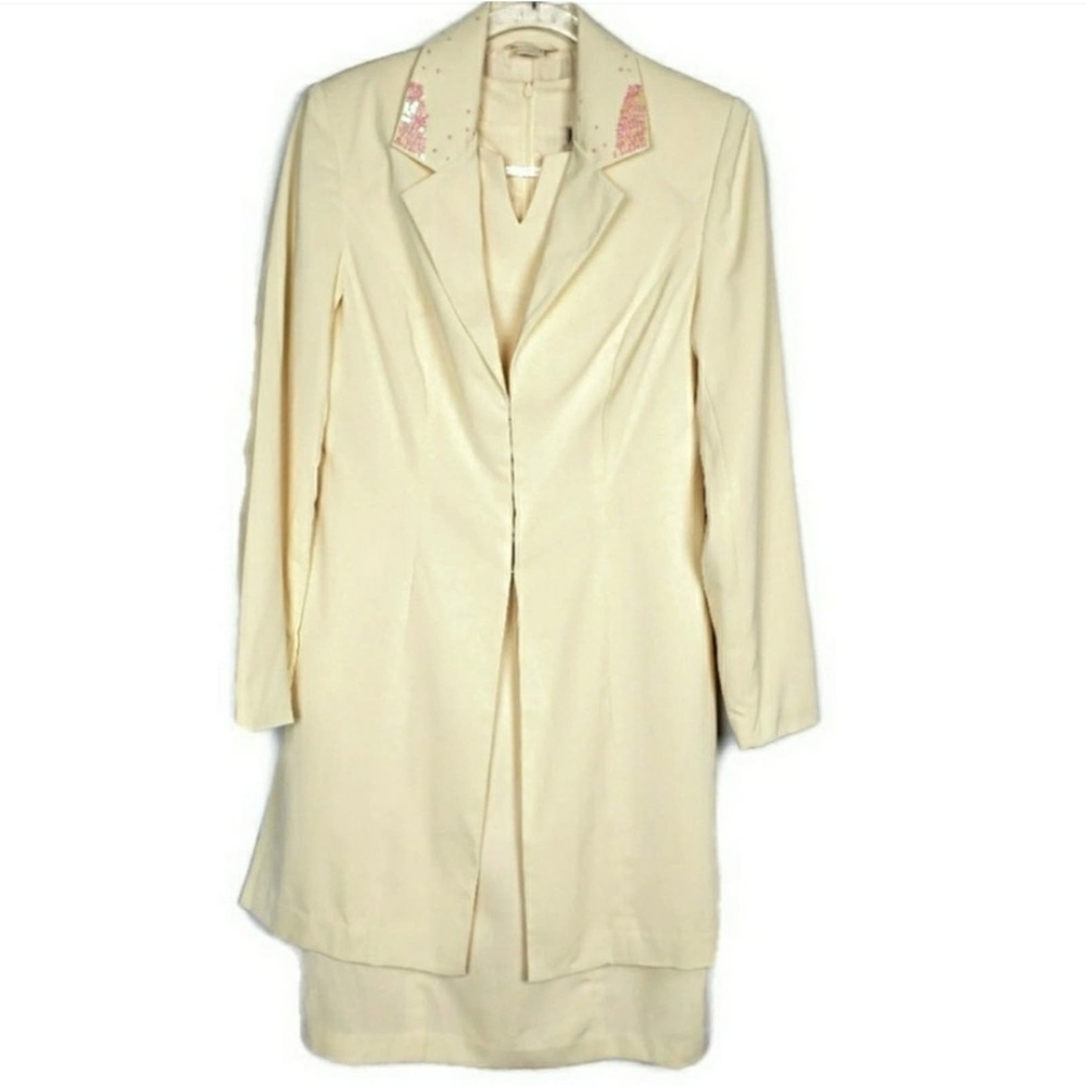 2 pc Wedding Bridal suit Mother of the Bride/Groom US size 10 - Picture 2 of 7